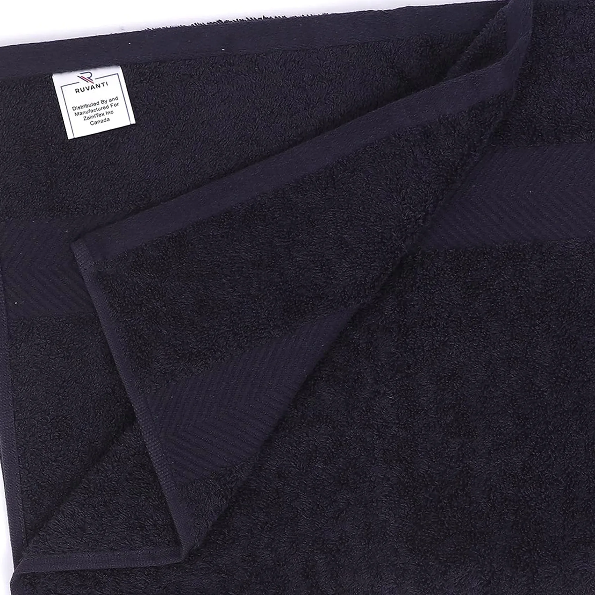 100% Cotton Bath Towel by Ruvanti - (27x54 Inch) - Navy