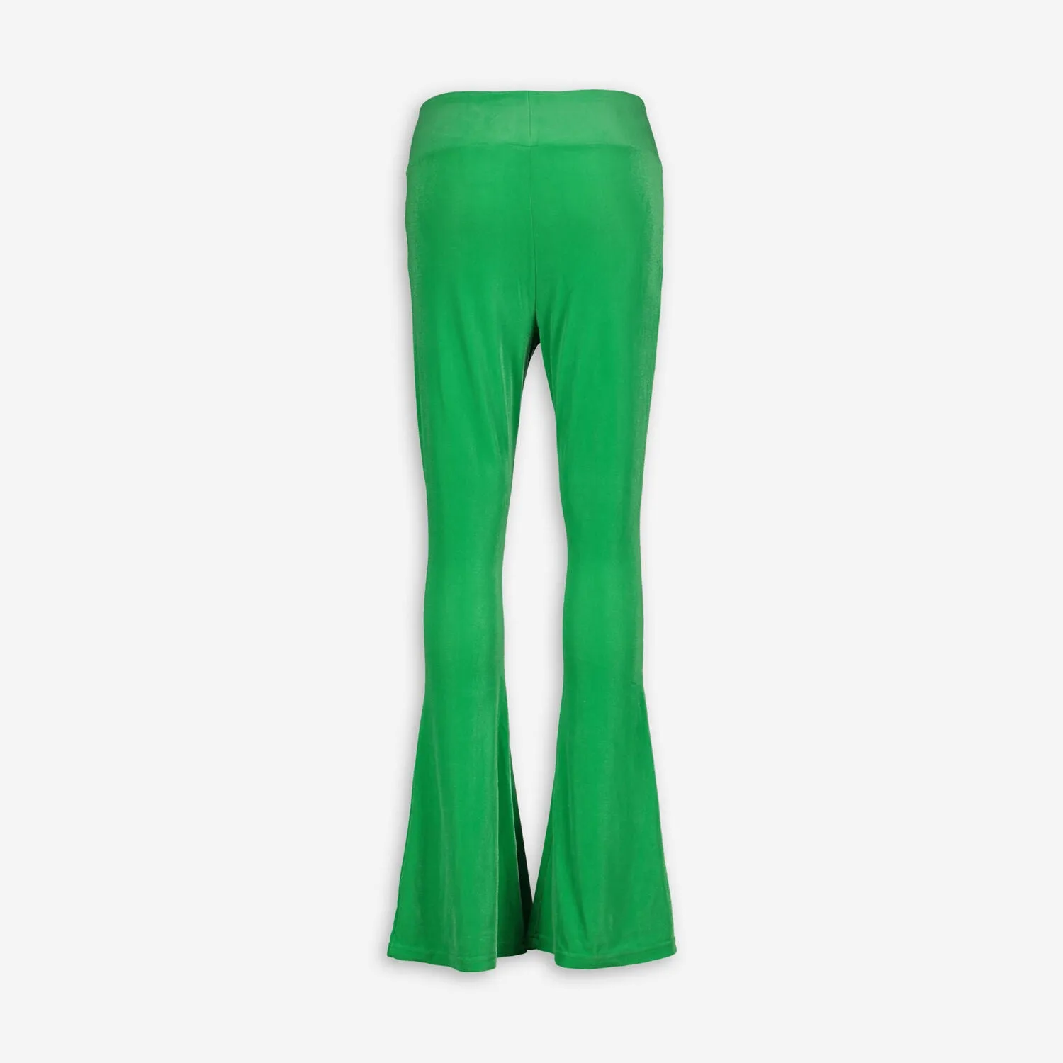 ADIDAS  Green Velour Flared Joggers