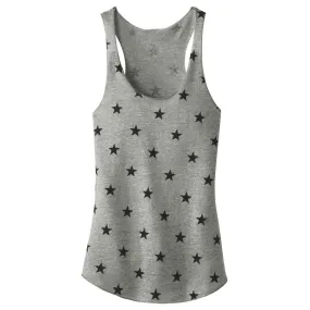 Alternative Women's Eco Grey Stars Meegs Eco-Jersey Racer Tank
