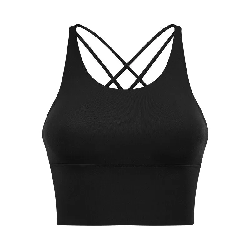 Backless High Impack Fitness Bra