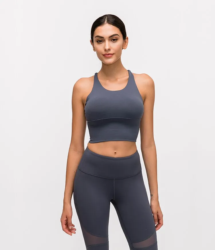 Backless High Impack Fitness Bra