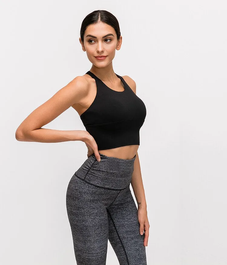 Backless High Impack Fitness Bra