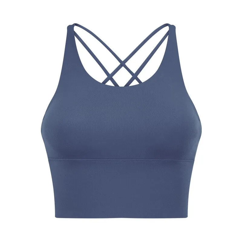 Backless High Impack Fitness Bra
