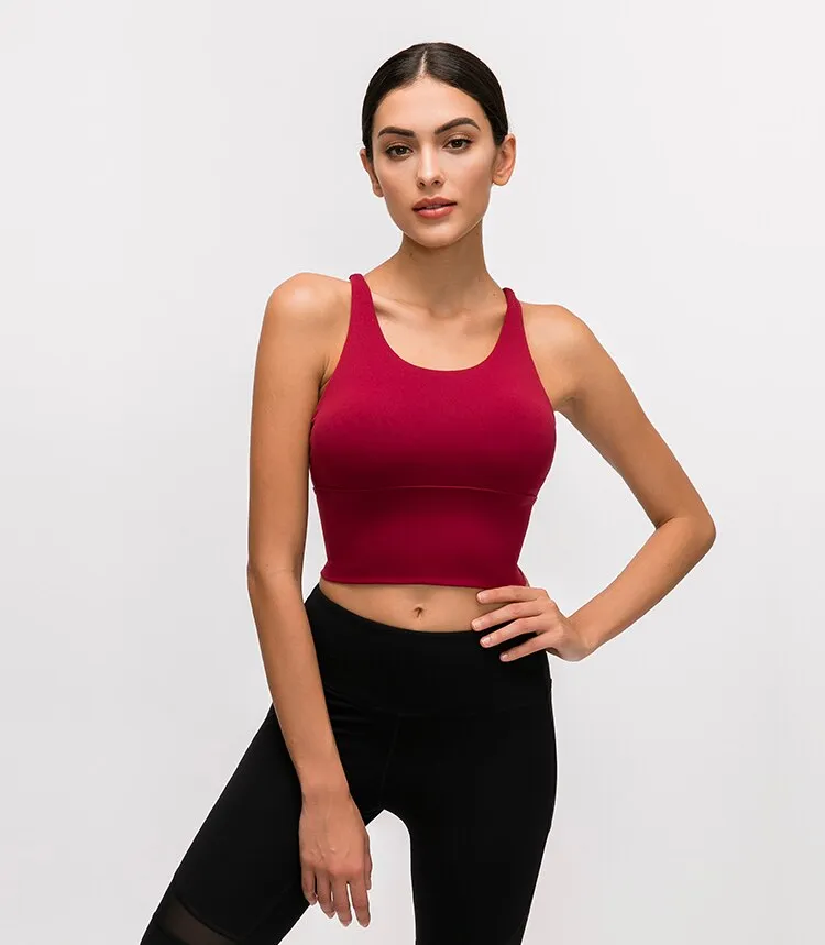 Backless High Impack Fitness Bra