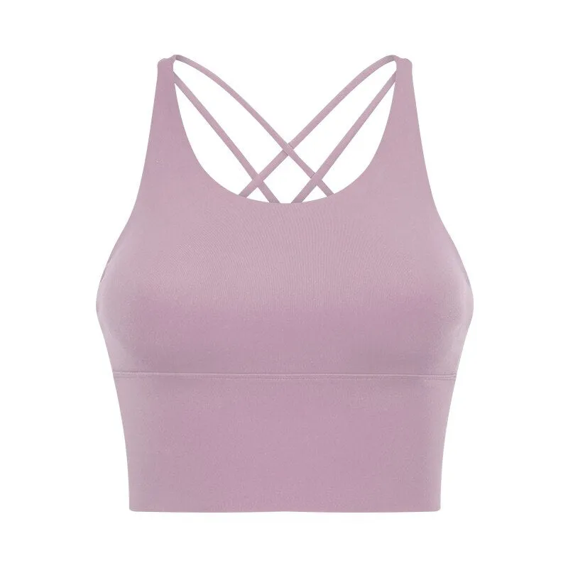 Backless High Impack Fitness Bra
