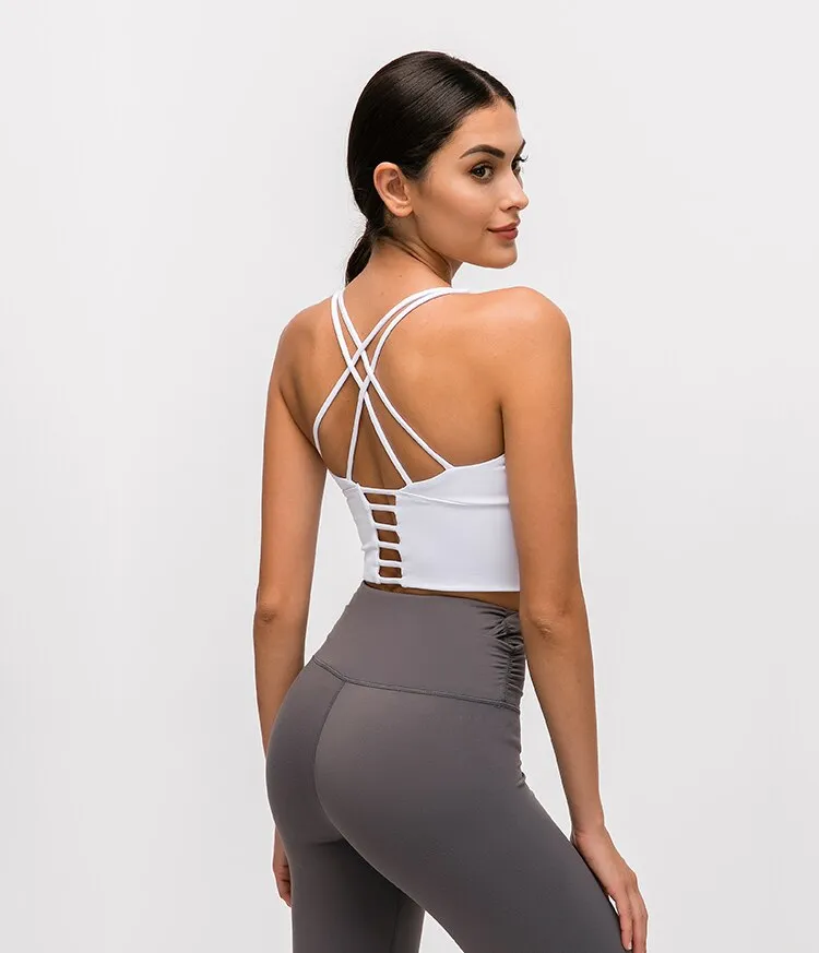 Backless High Impack Fitness Bra