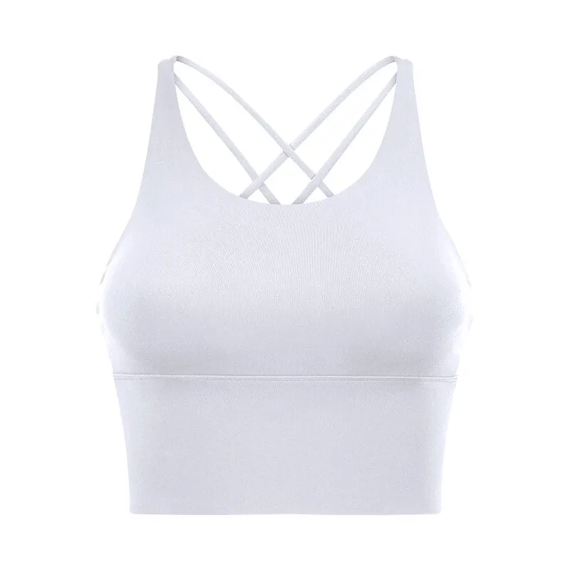 Backless High Impack Fitness Bra