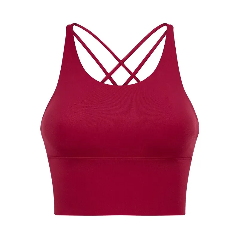 Backless High Impack Fitness Bra