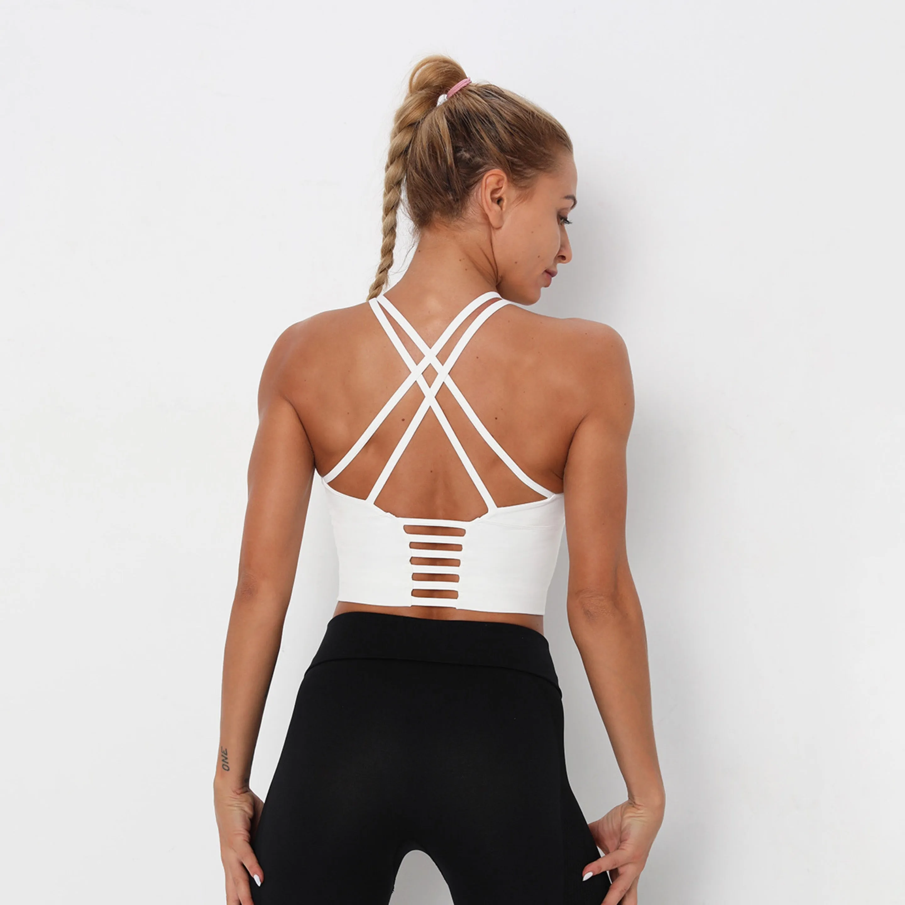 Backless High Impack Fitness Bra