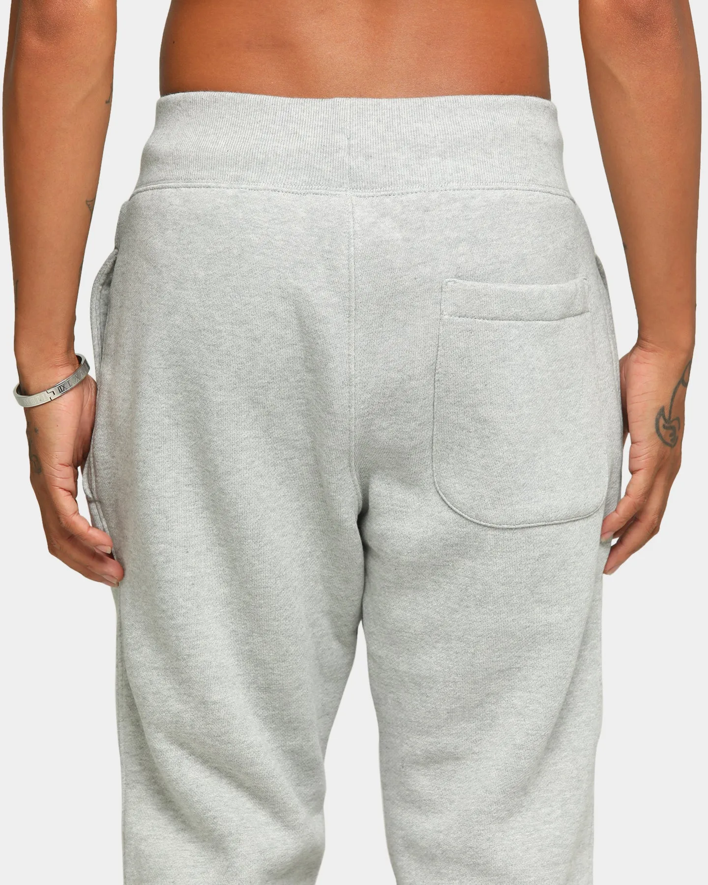 Champion Rev Weave React Reflective Script Jogger Oxford Heather