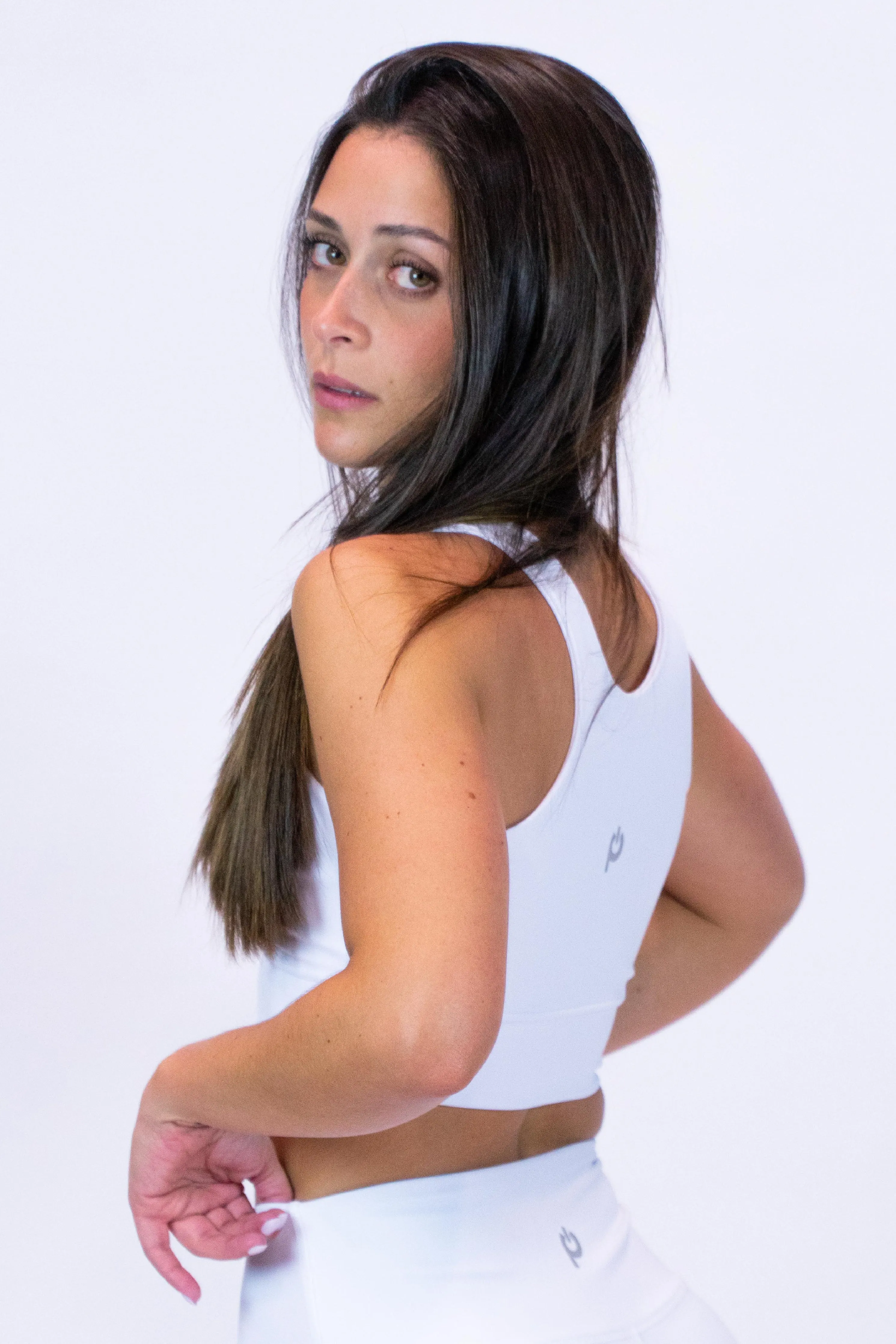Comfort Sports Bra Solid White