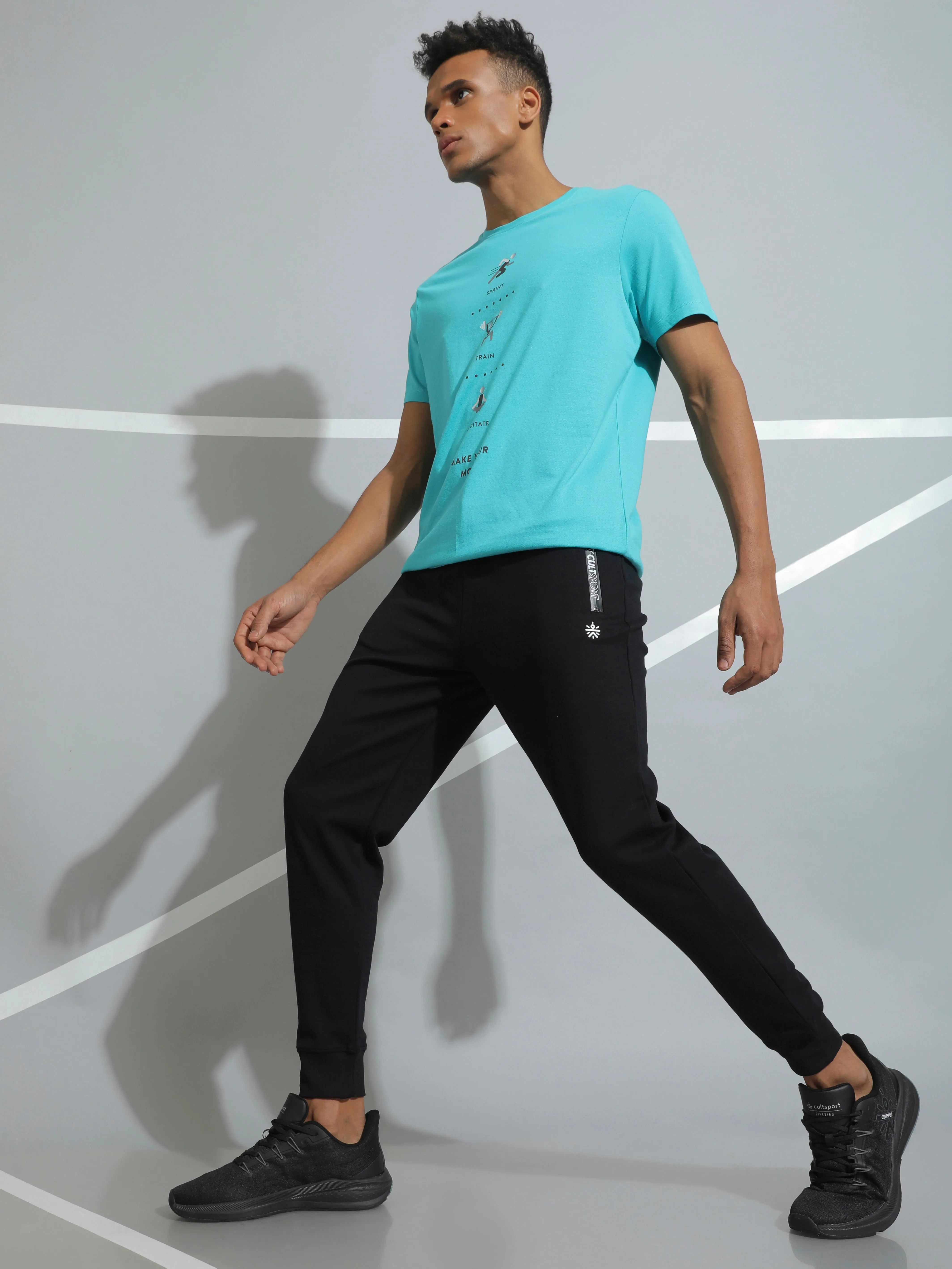 Contrast Detail Active Joggers
