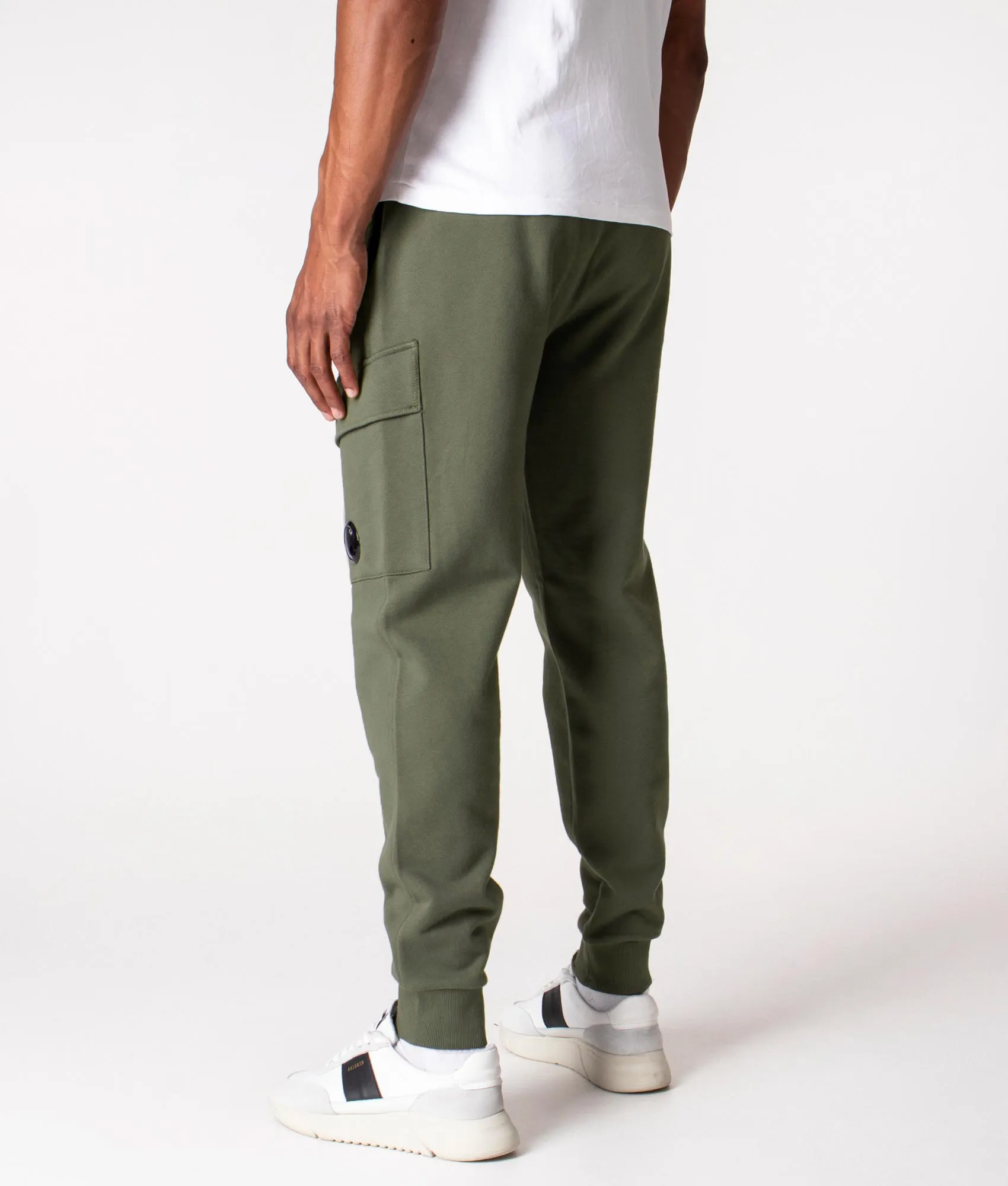 Diagonal Raised Fleece Joggers