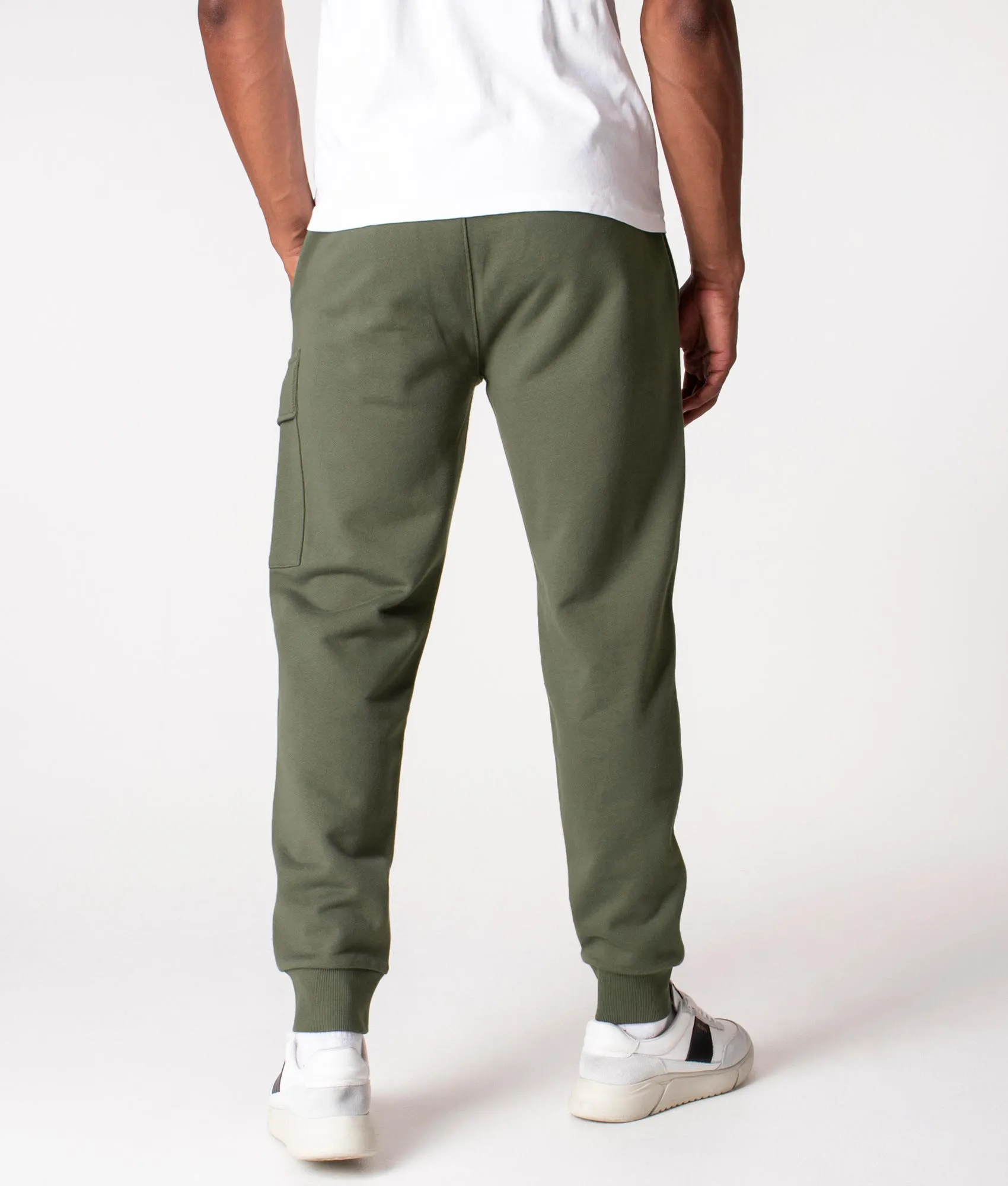 Diagonal Raised Fleece Joggers