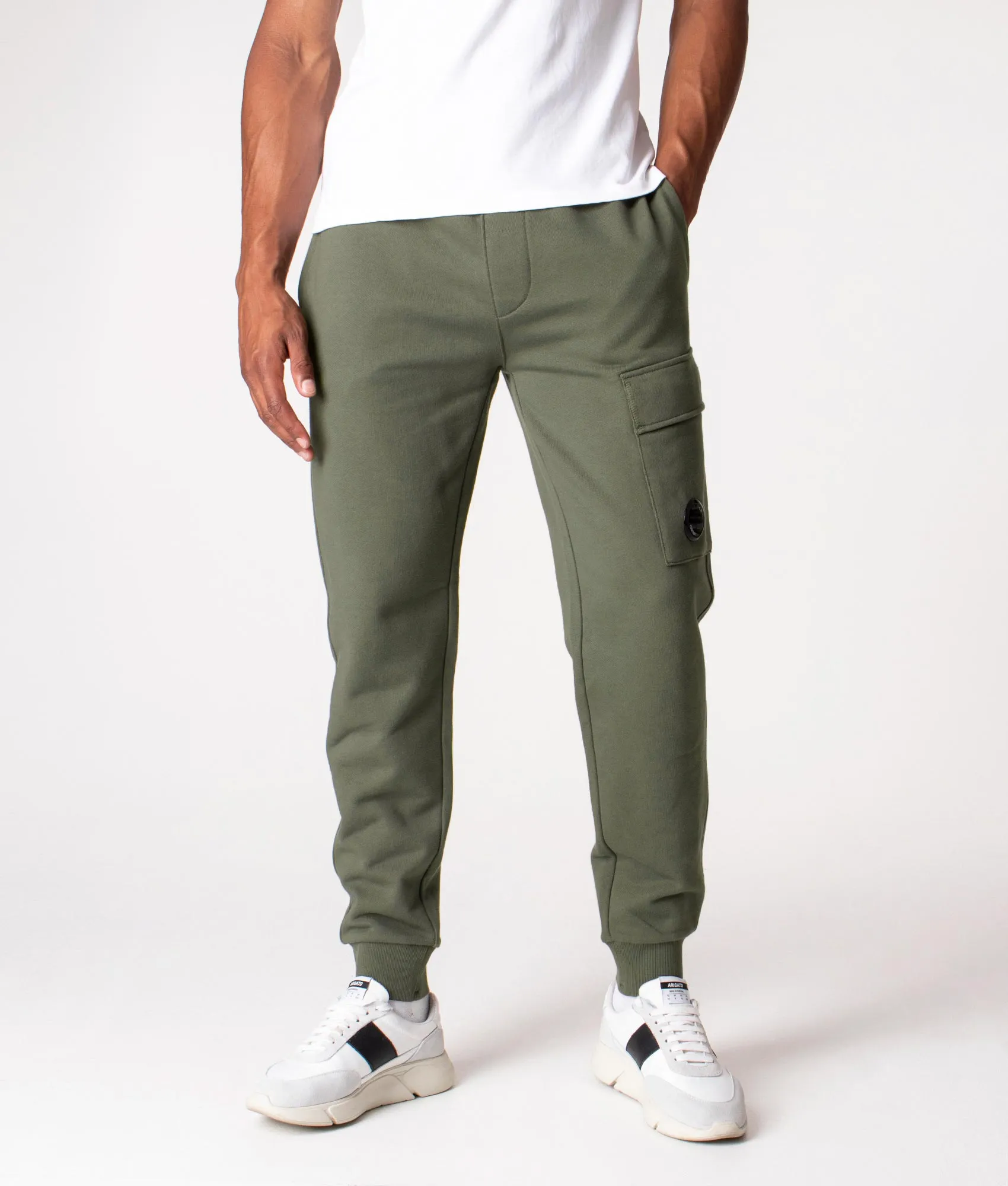Diagonal Raised Fleece Joggers