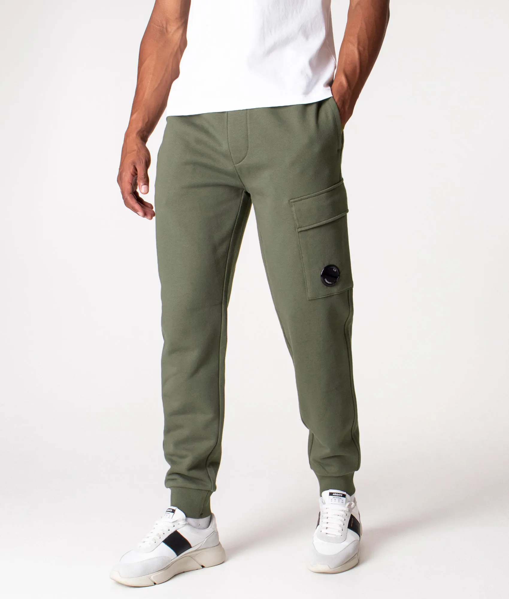 Diagonal Raised Fleece Joggers