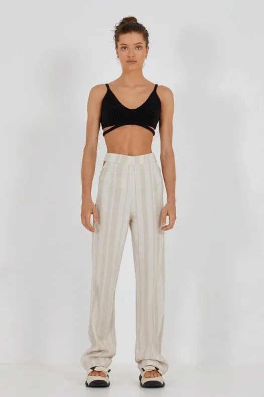 Dion Knit Bra - Black