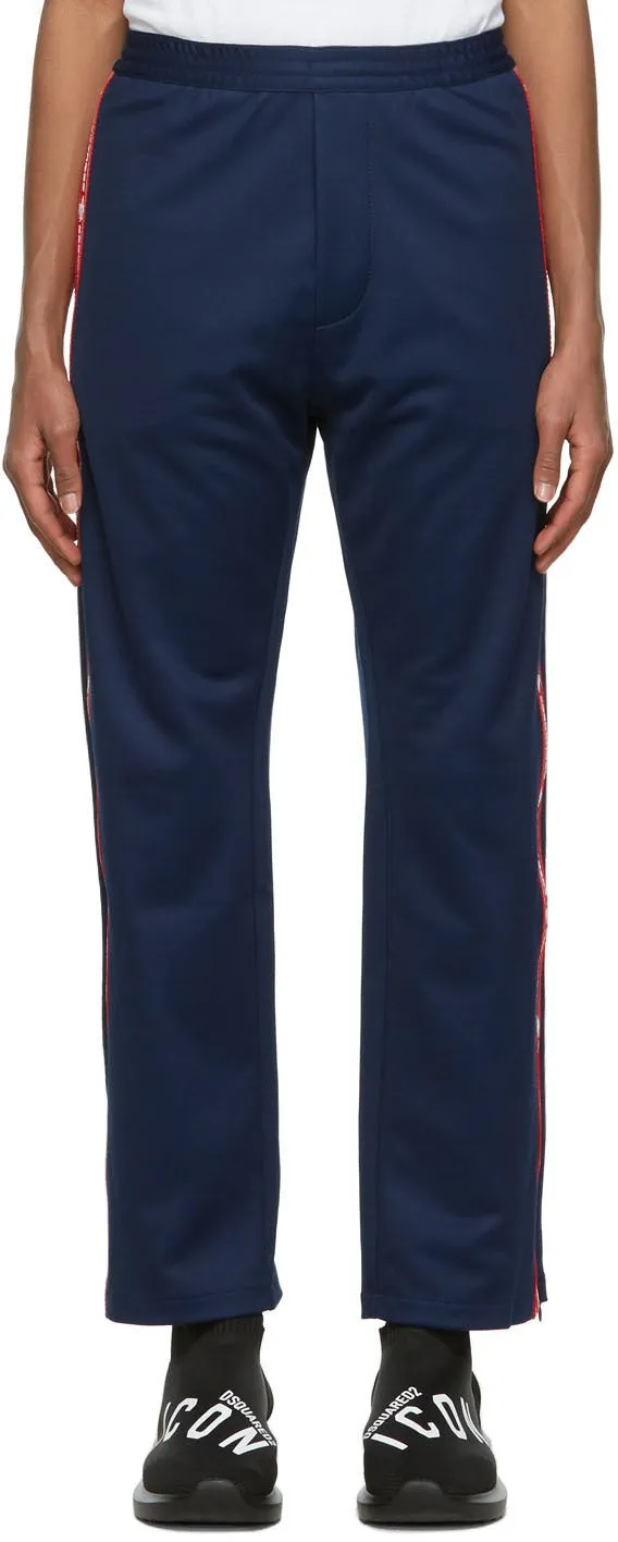 Dsquared2 Blue Gym-Fit Lounge Pants