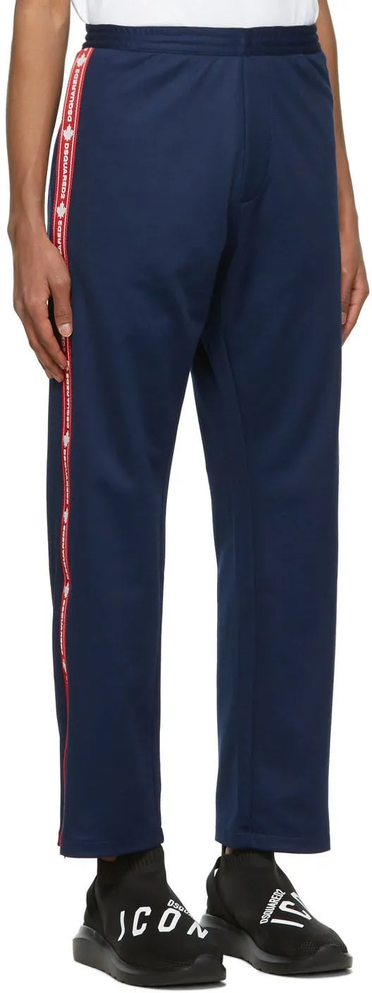 Dsquared2 Blue Gym-Fit Lounge Pants