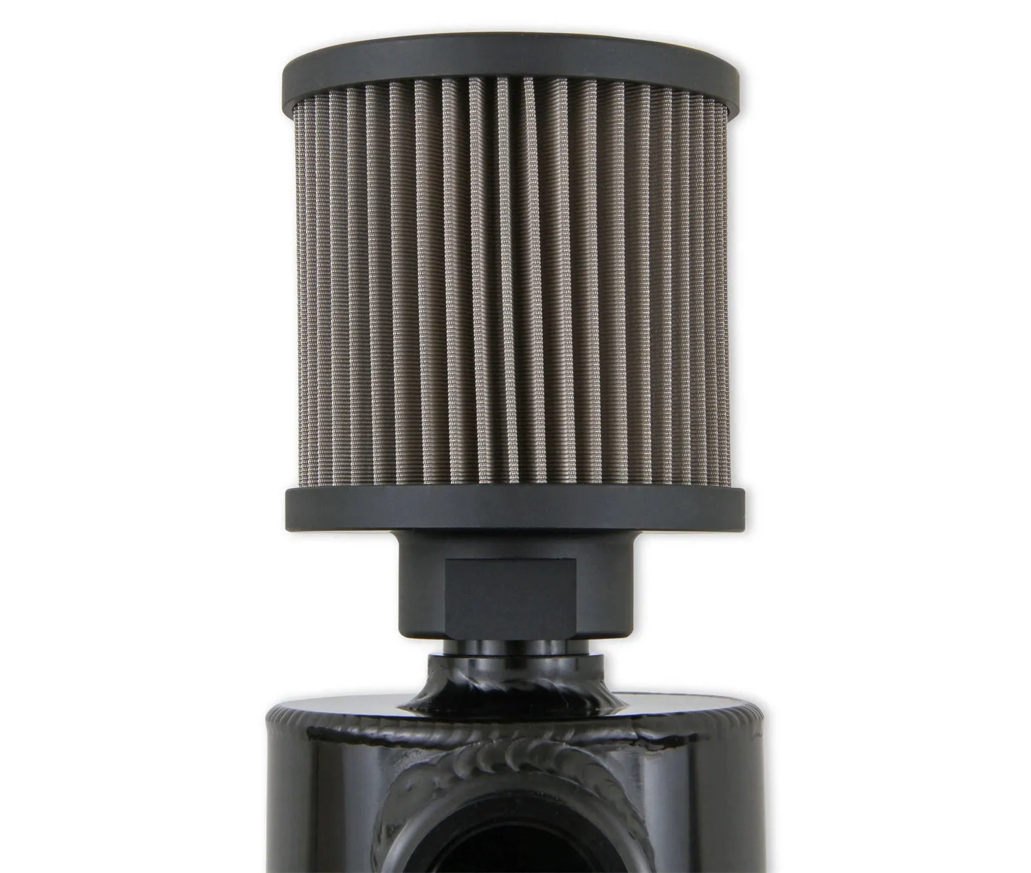 Earl's Performance CT102ERL Catch Tank Replacement Filter; Mesh; 12AN Female; Stainless Steel; Black;