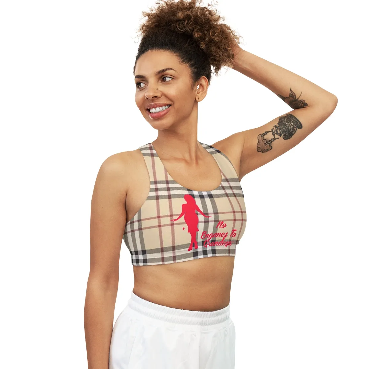 Espanol Burberry Seamless Sports Bra (AOP)