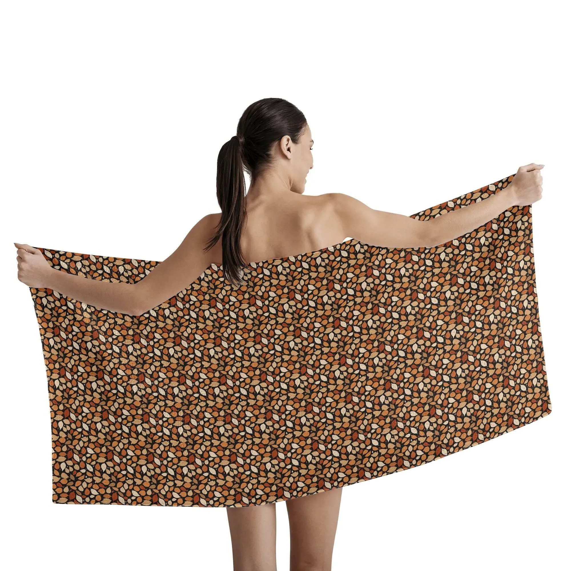 Fall Leaves Bath Towel