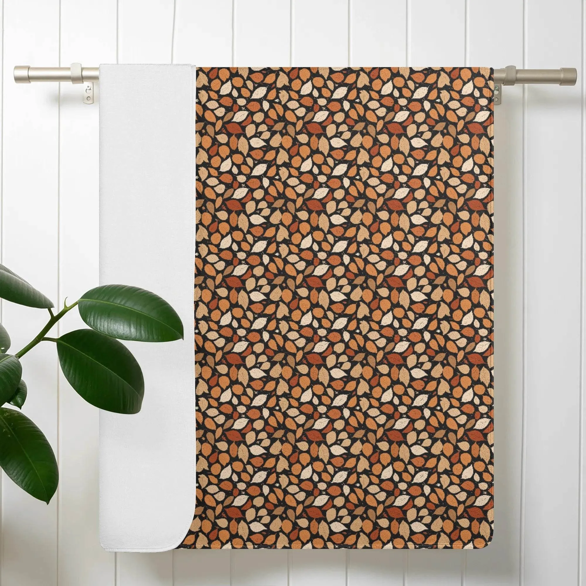 Fall Leaves Bath Towel