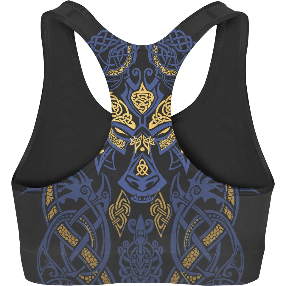 Fenrir's Wrath Sports Crop - Blue Edition