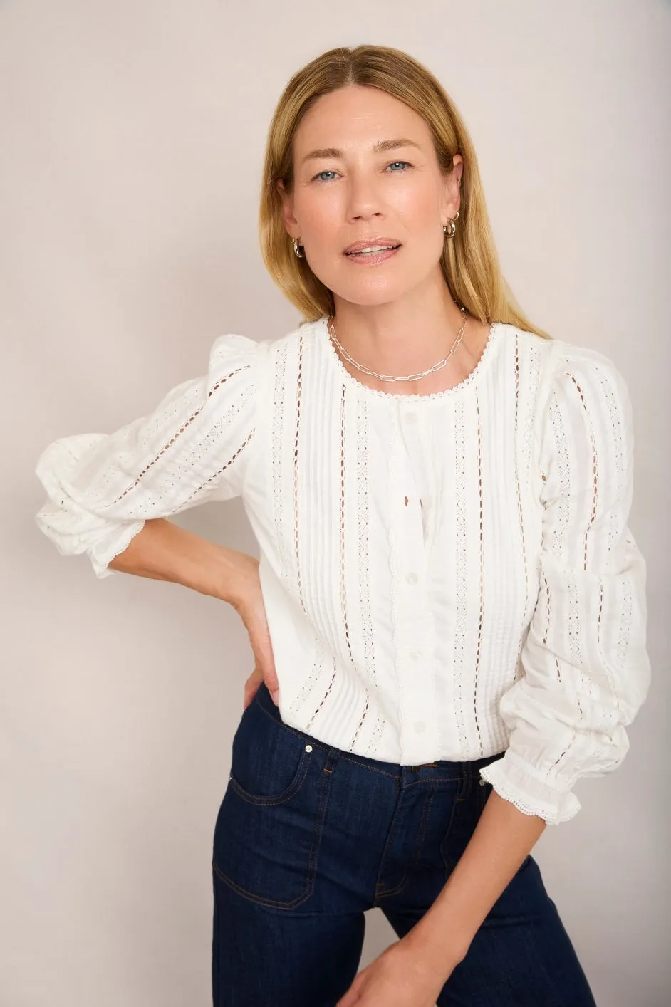 Harriett Blouse - Ivory