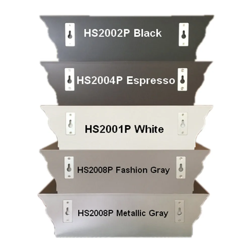 HealthyShelf M-Fold Paper Towel Dispenser Wall Mount Shelf - Fashion Gray