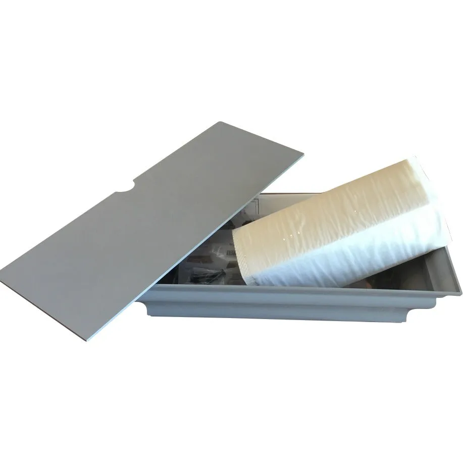 HealthyShelf M-Fold Paper Towel Dispenser Wall Mount Shelf - Fashion Gray