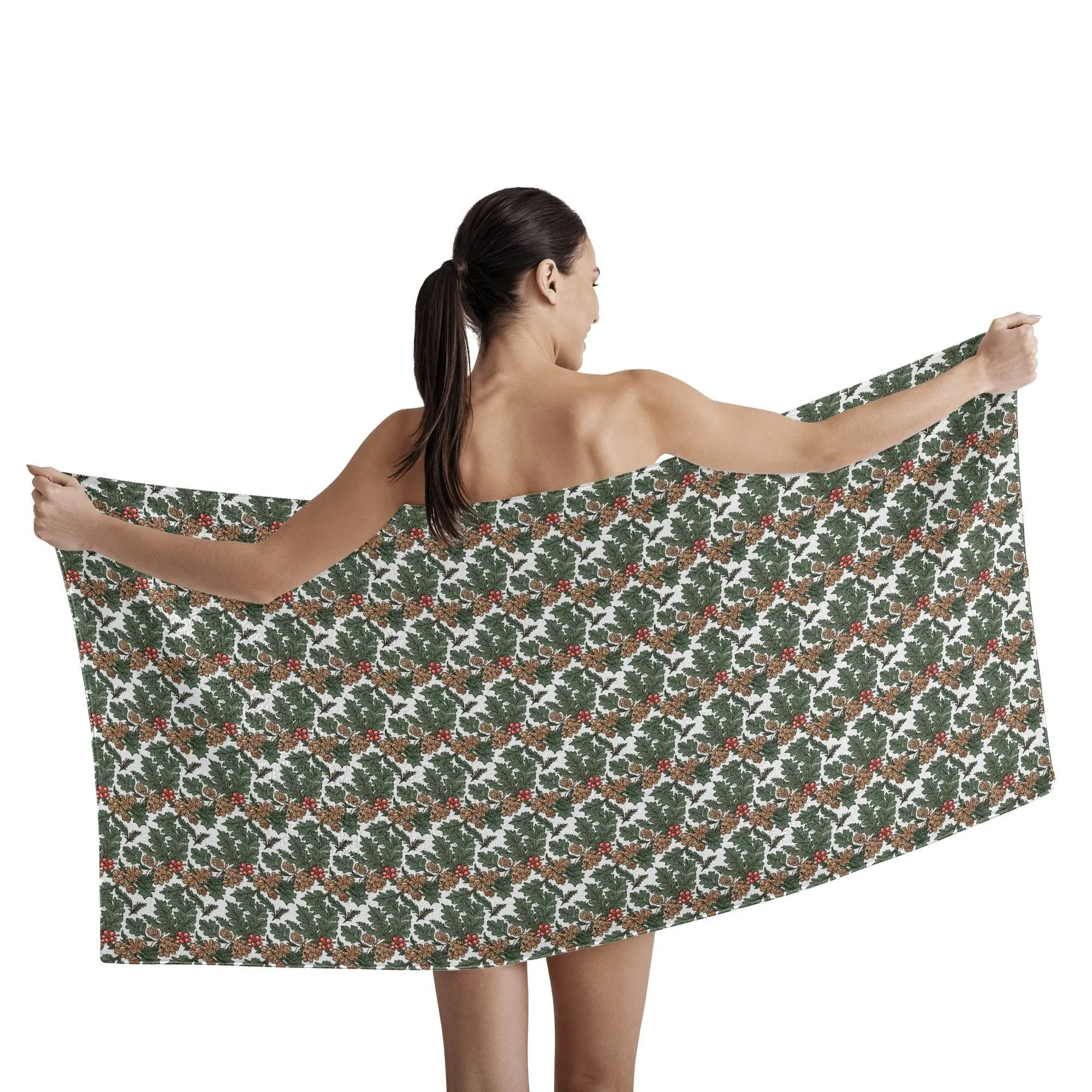 Holly Pine Bath Towel