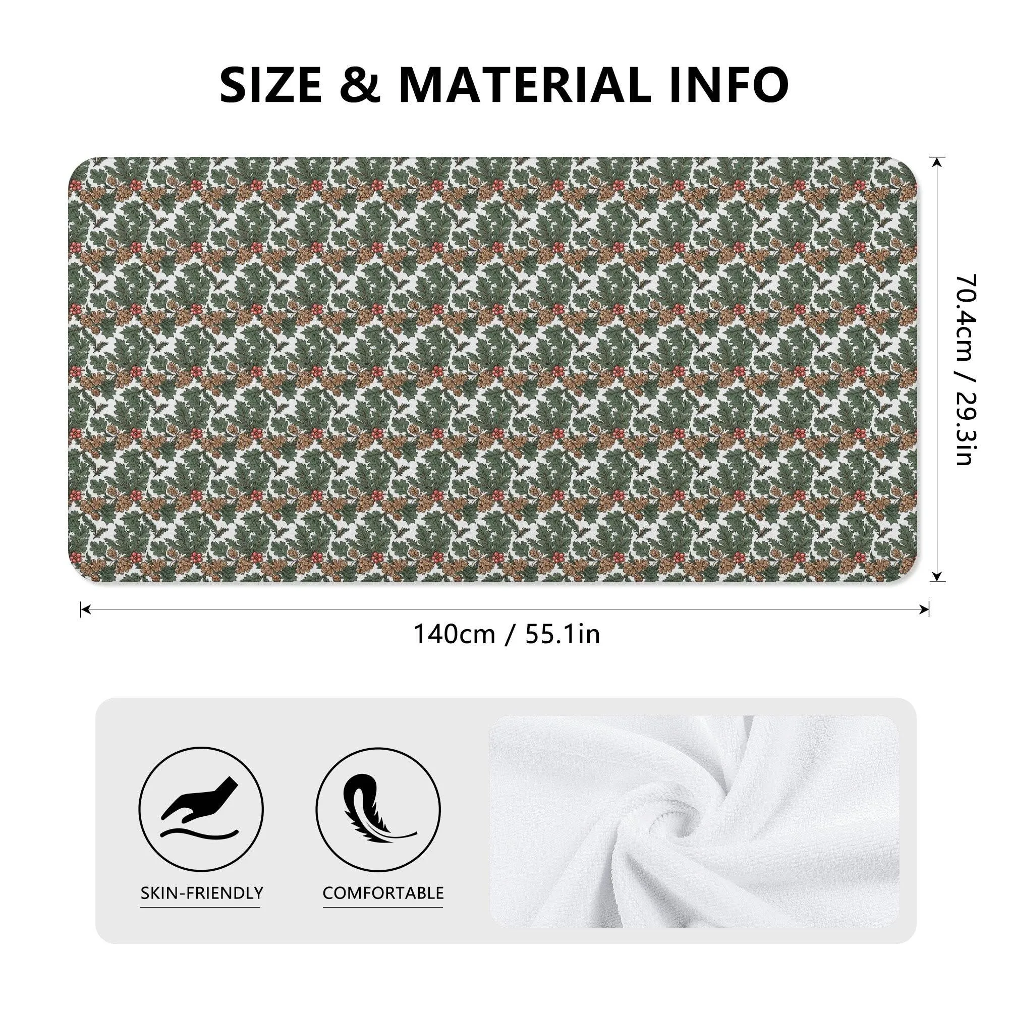 Holly Pine Bath Towel