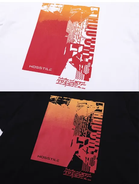 HOSSTILE GYM WARS LOOSE FIT WORKOUT T SHIRTS