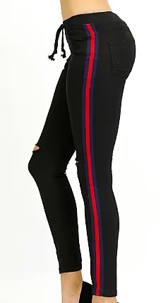 Joggers Leggins Track Navy and Red