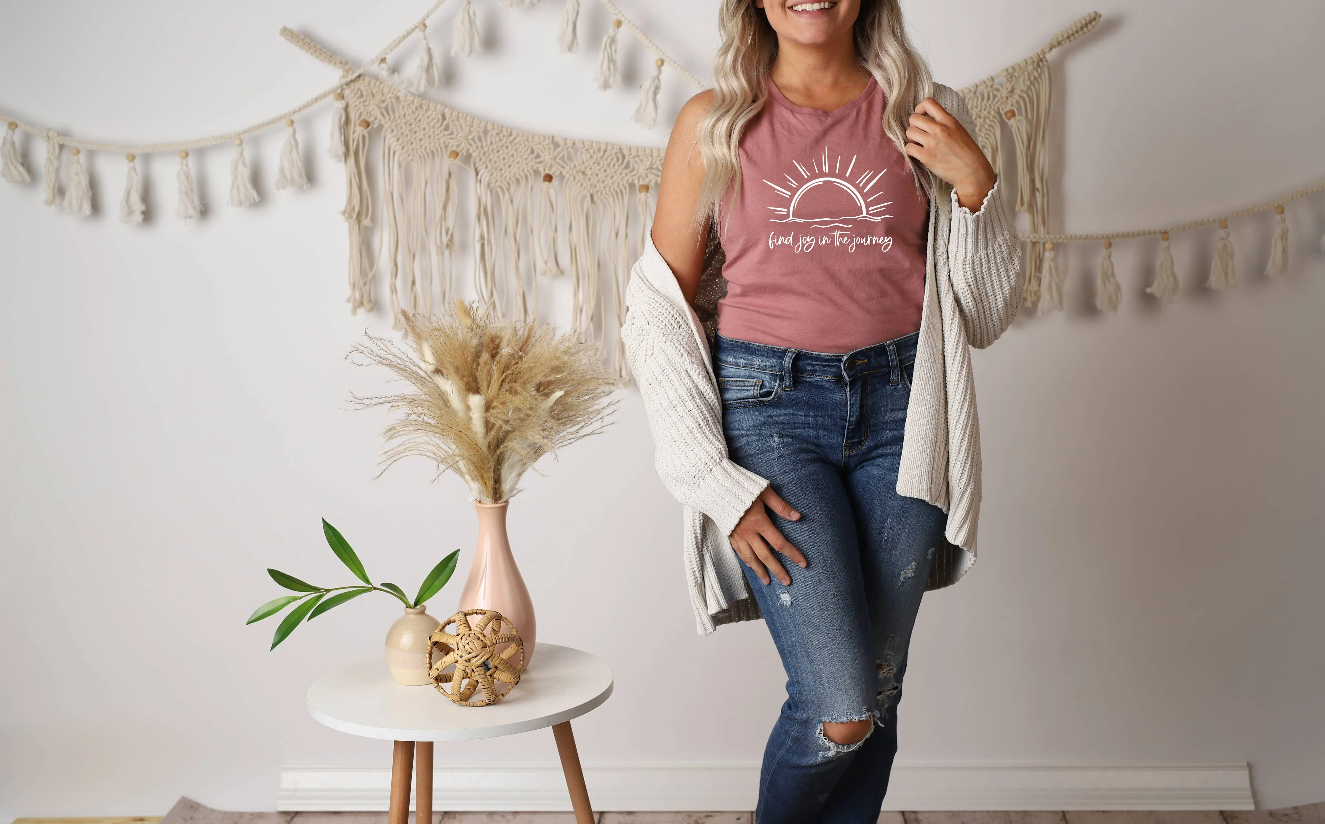 Joy In The Journey Tank: Sunset