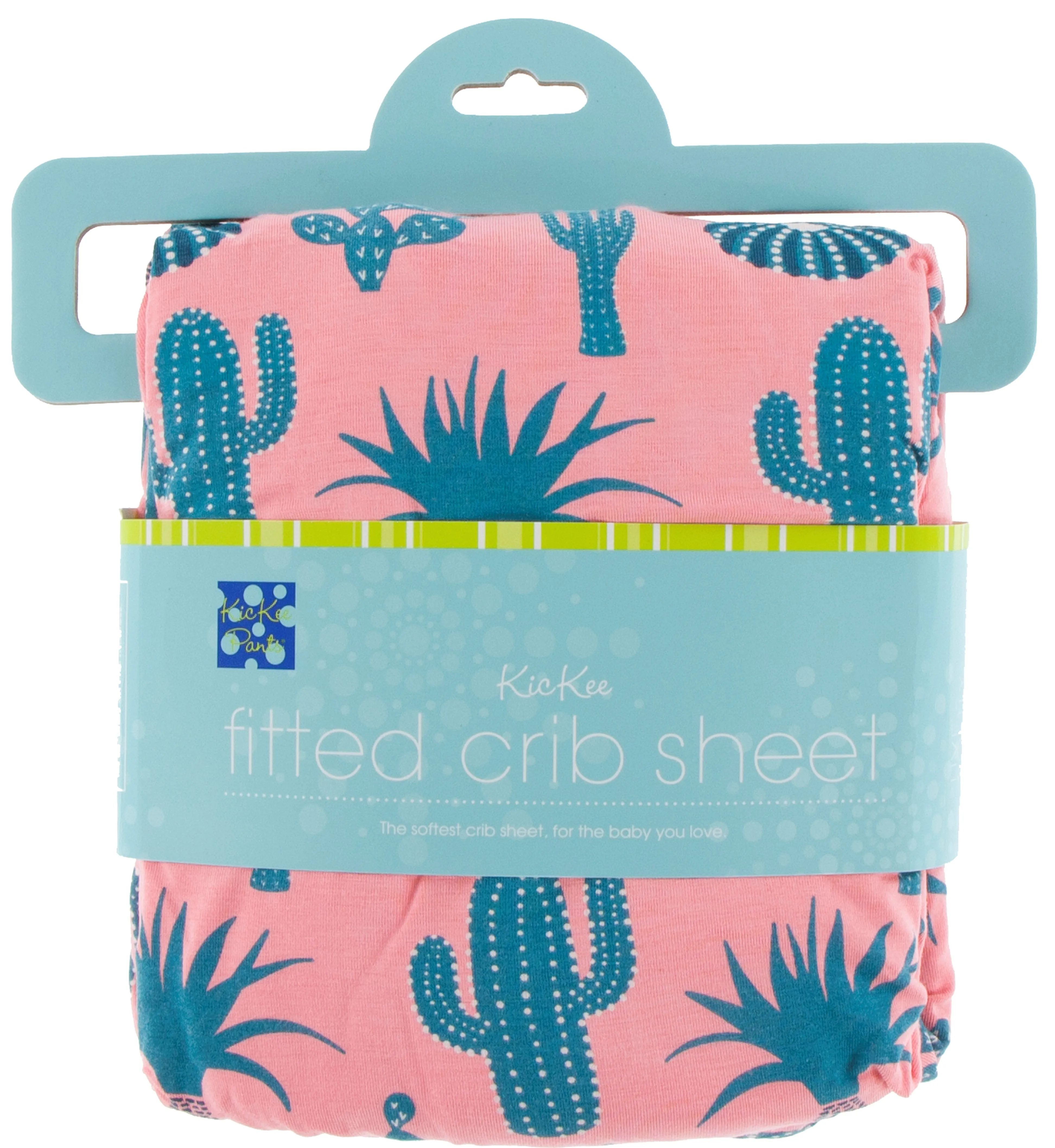 KicKee Pants Strawberry Cactus Fitted Crib Sheet