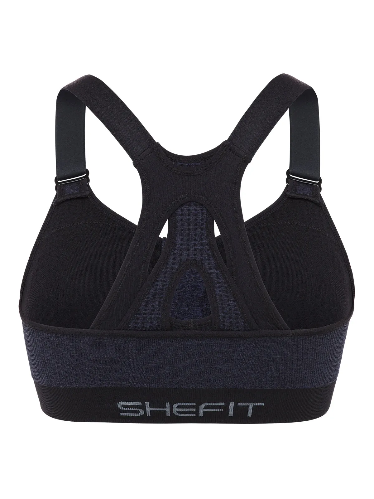 Low Impact Sports Bra - Heathered Indigo