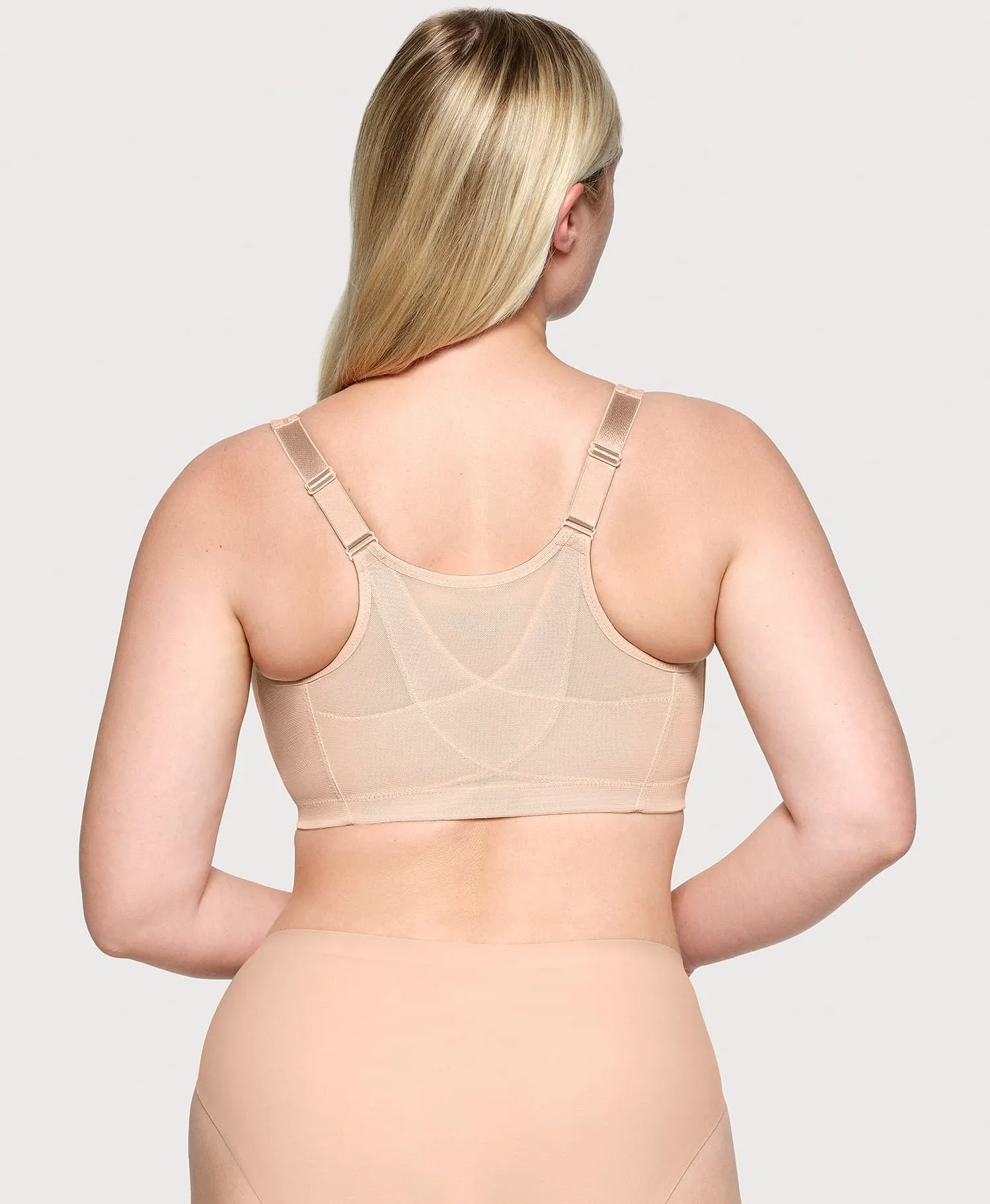 MagicLift Front-Closure Posture Back Bra Cafe Band | 36