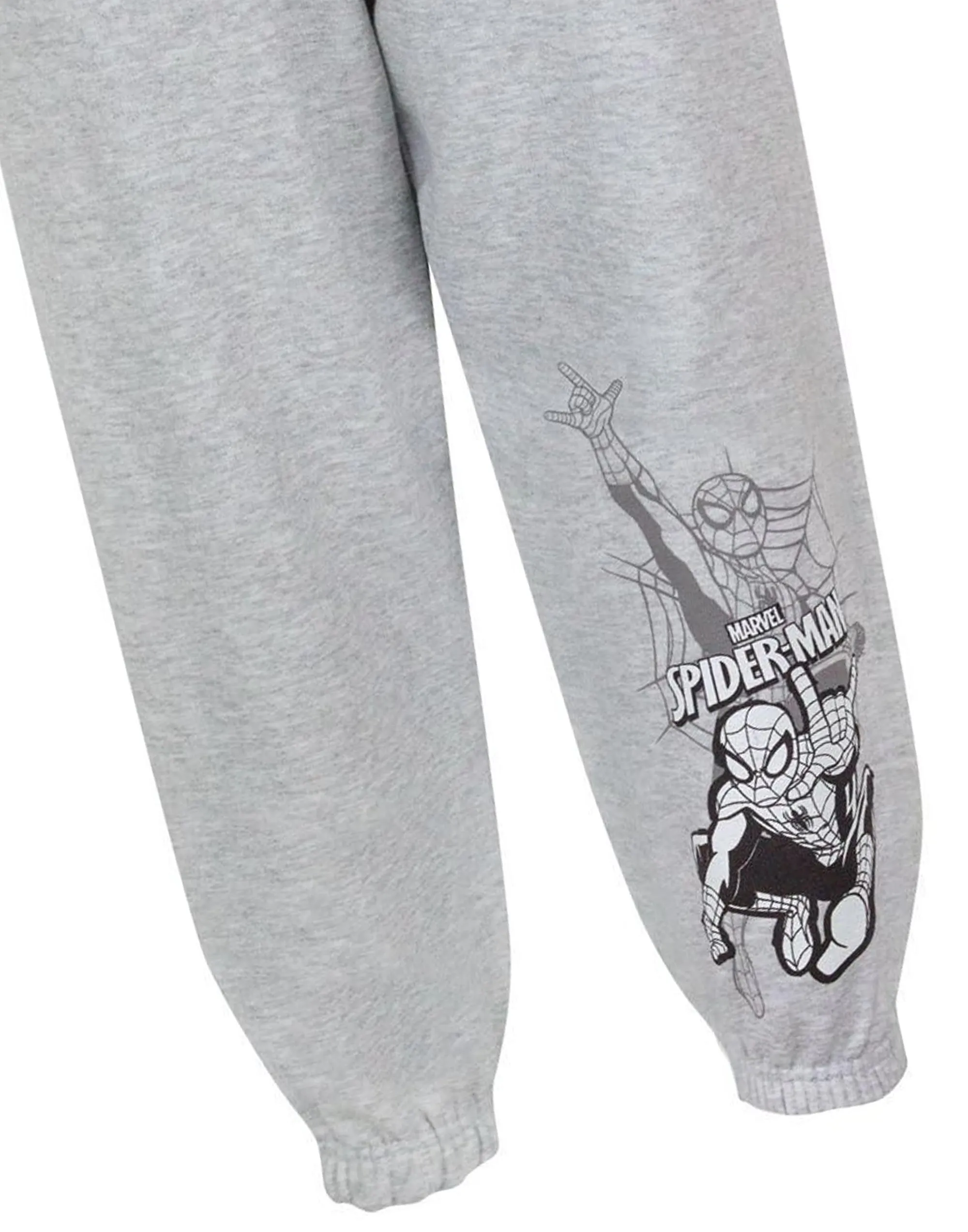 Marvel Spider-Man Boys Grey Joggers