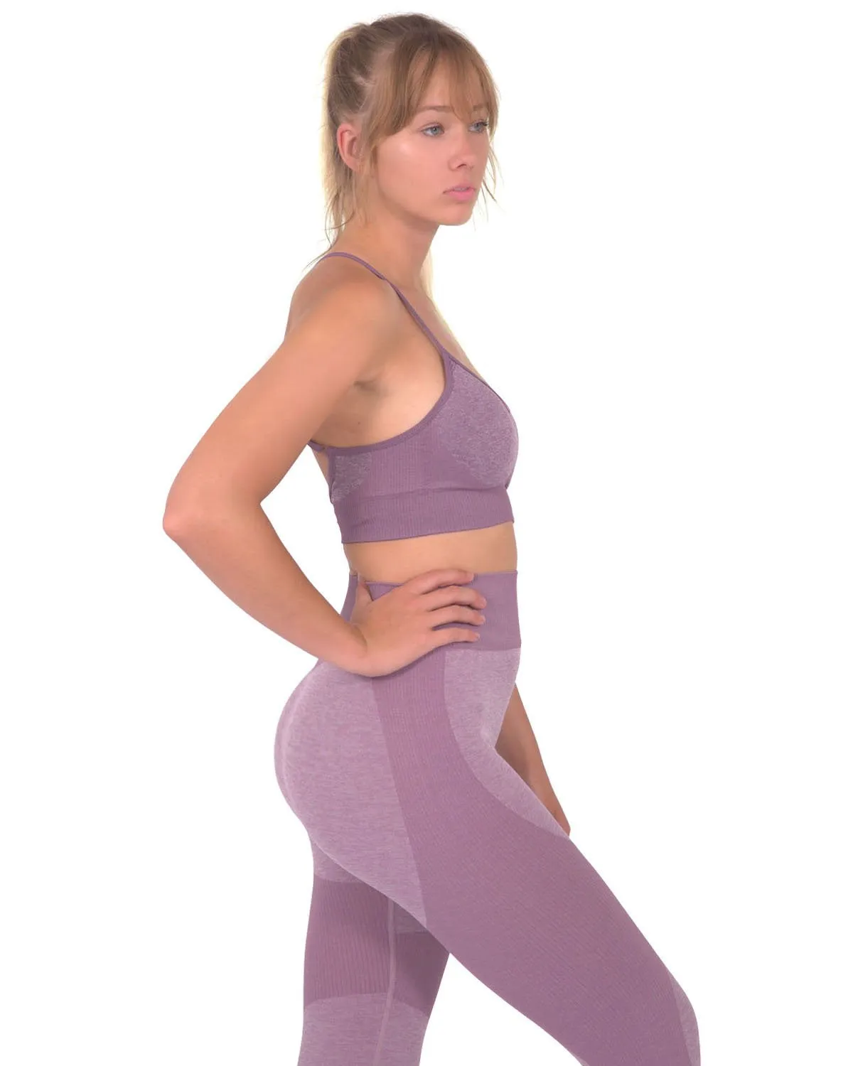 Megara Seamless Sports Bra - Purple