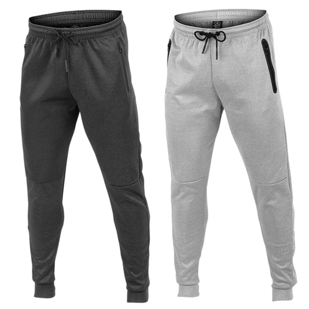 Mens Tech Jogger Pants Gym Active Lifestyle Sweatpants Side Pockets Casual Fit