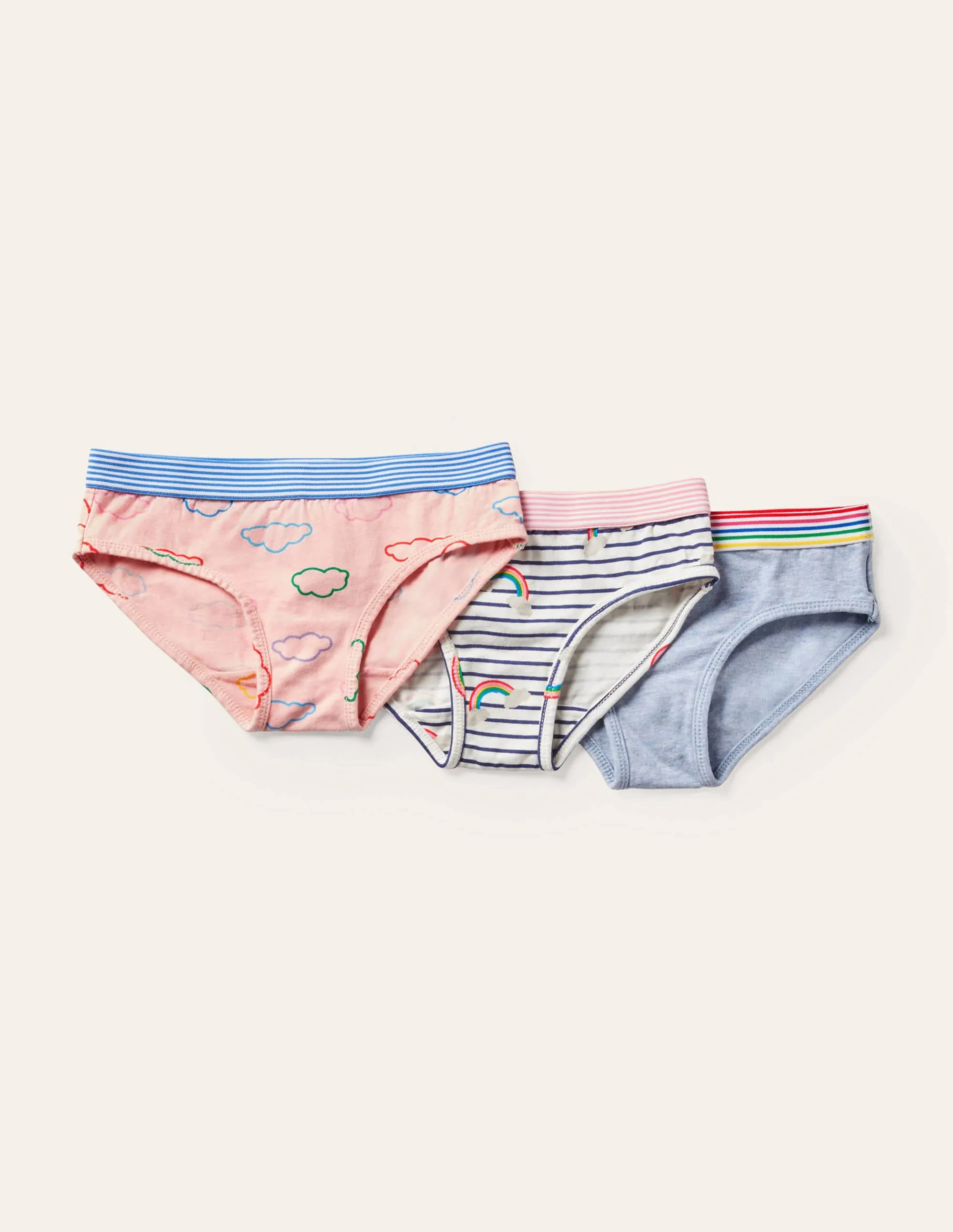 Pants 3 Pack-Rainbow Clouds