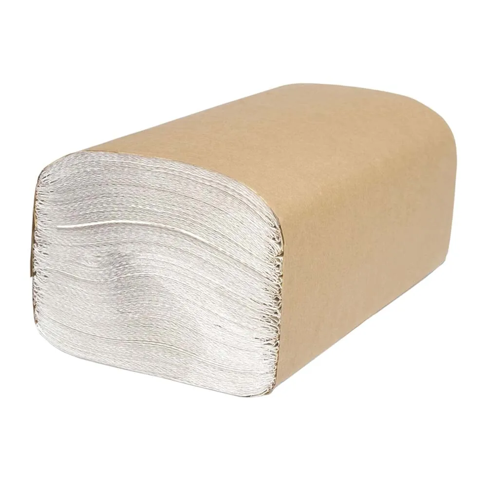 Paper Towels - DuraPlus® - Single-Fold Towels - White - 9" Sheets - 16 x 250 / Case