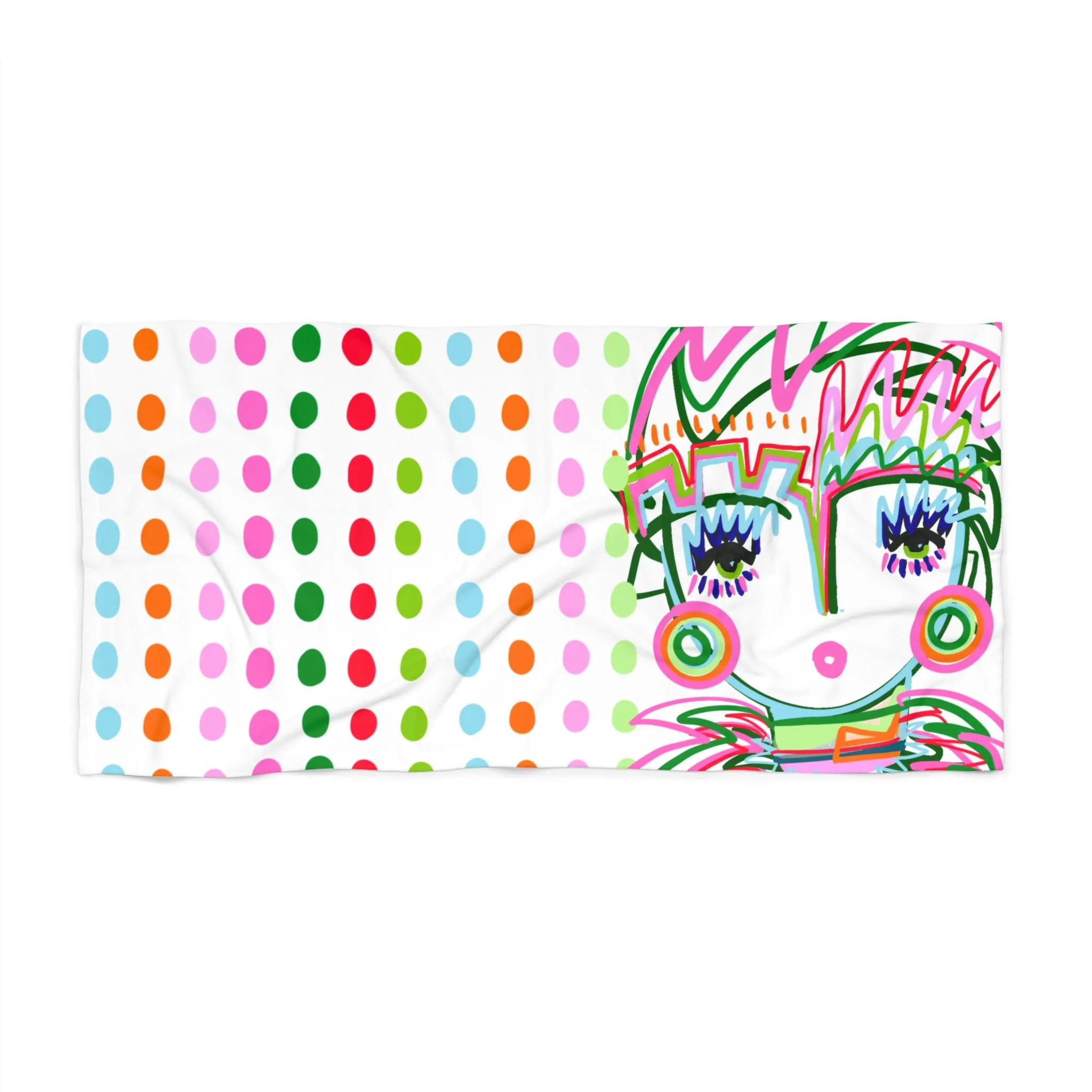 Polka Dot Chica - Towel