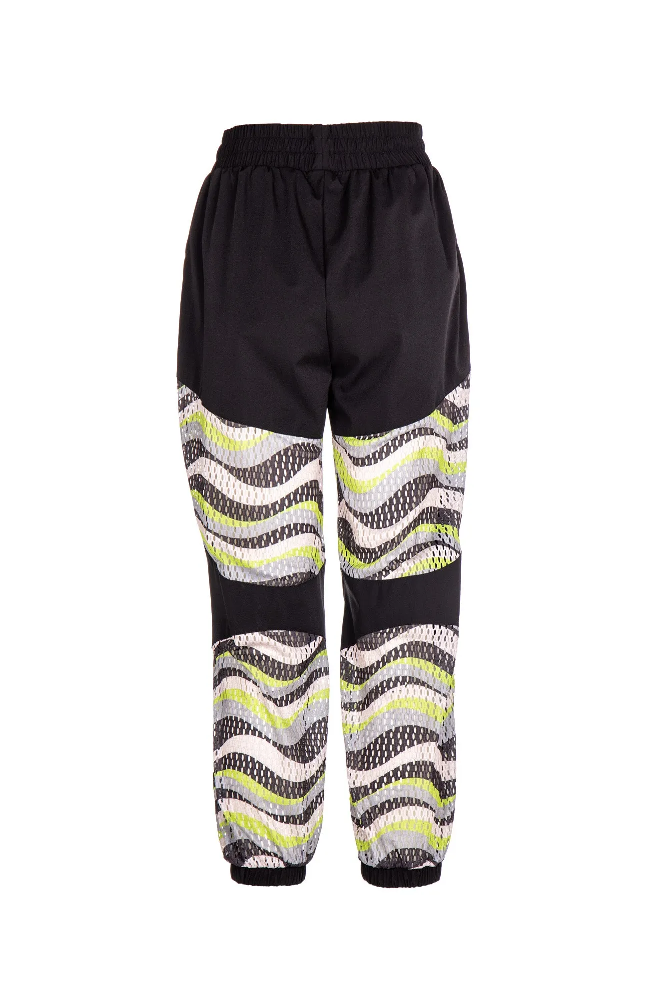 PRINTED CUFF SPORTY PANTS