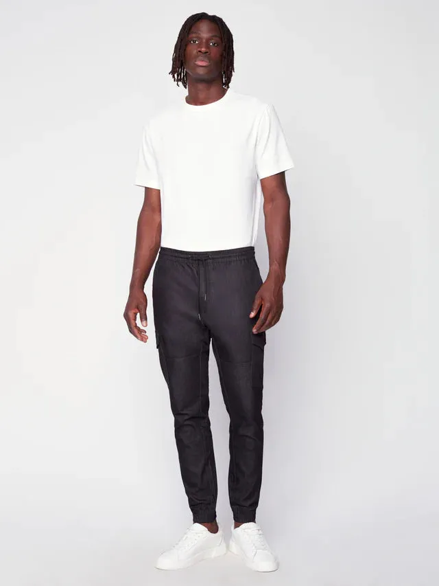 Projek Raw Bungee Cargo Jogger - Black