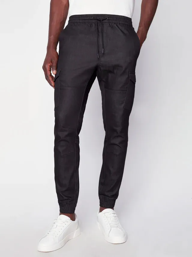 Projek Raw Bungee Cargo Jogger - Black