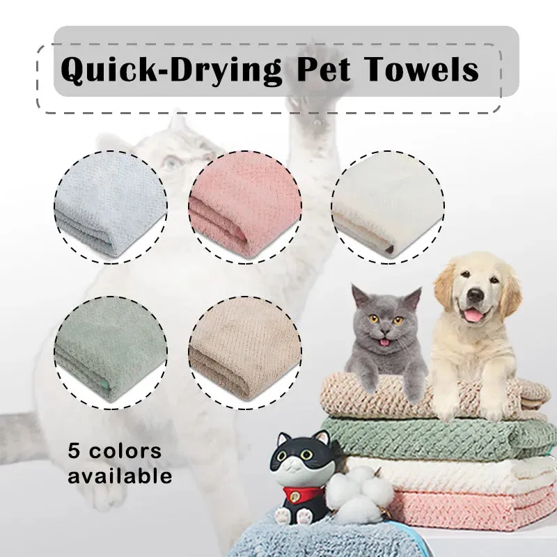 Quick-Dry Pet Towels: Soft & Absorbent
