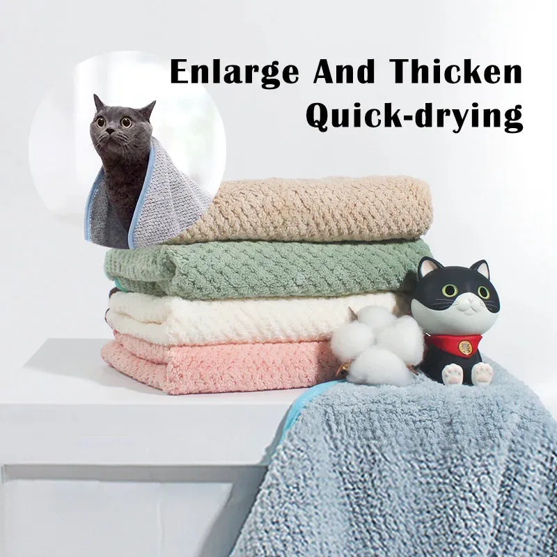 Quick-Dry Pet Towels: Soft & Absorbent